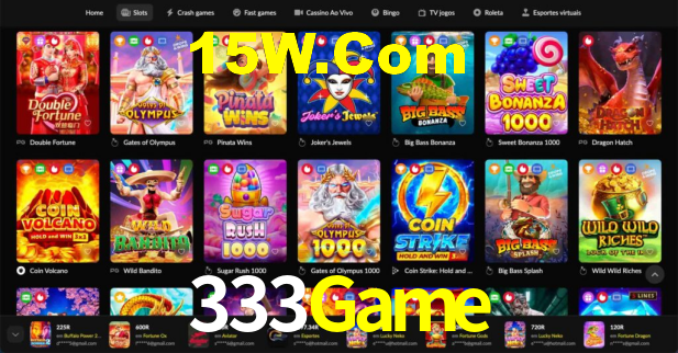 333Game: Seu Cassino Premiado com Pagamentos Rápidos
